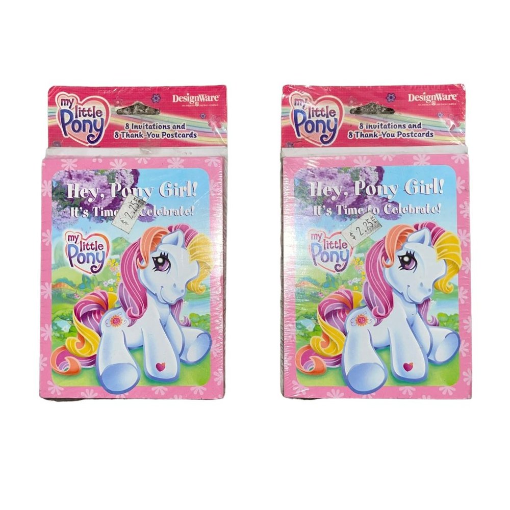 NIP American Greeting My Little Pony Birthday Party Invitations Thank You Cards